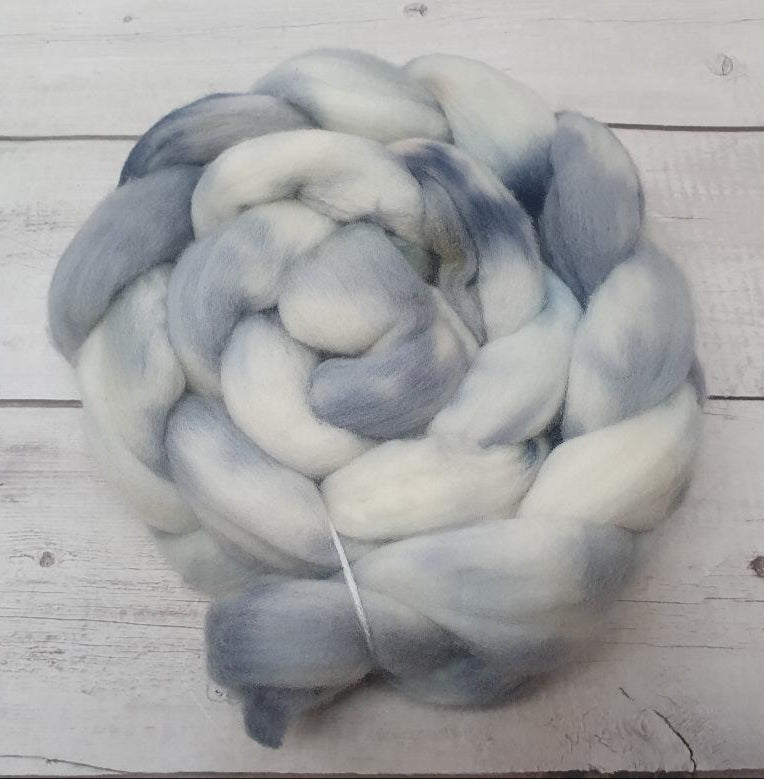 Hand Painted Roving Victorian Polwarth-Emory