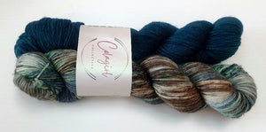 Pas De Deux 2x50g 4ply/FingeringAldinga Drop Off & Oakwood