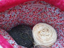 Load image into Gallery viewer, Draw String Project Bag Medium - Pink Kitty