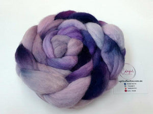 Hand Painted Roving Merino/Corriedale-Odette