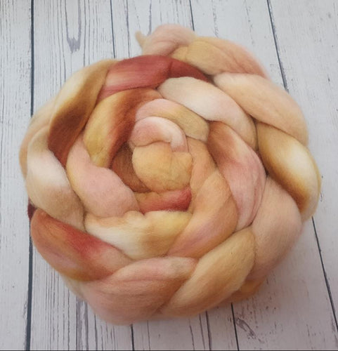 Hand Painted Roving Victorian Merino-Pete