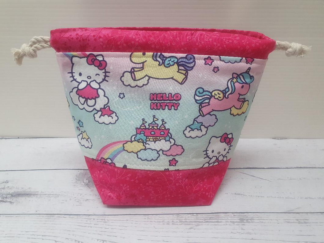 Draw String Project Bag Small - Hello Kitty