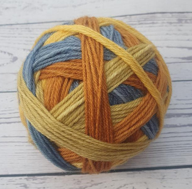 Big Drover Self-Striping Sock 8ply/DK 'Clifford'