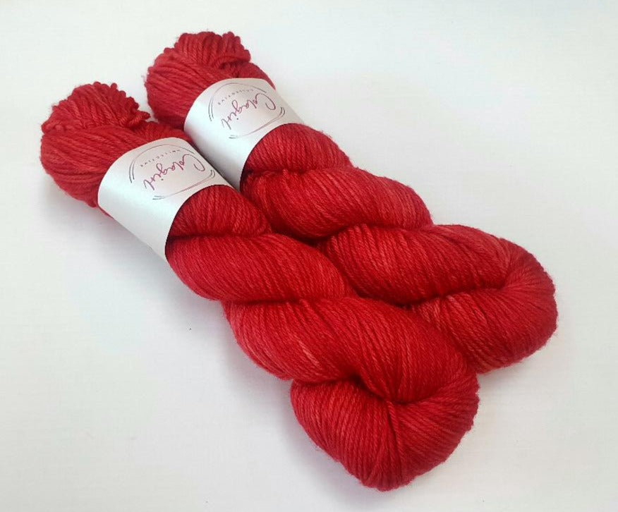 Lush 8ply/DK 'Little Red Dress'