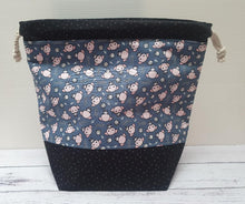 Load image into Gallery viewer, Draw String Project Bag Large - Dobby