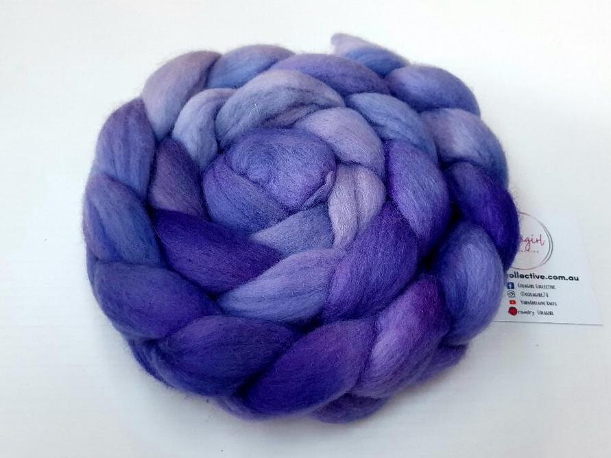 Hand Painted Roving Merino/Corridale-Dakota