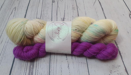 Sock Set Swagman 4ply/Fingering 'Spring Fling & Imperial'