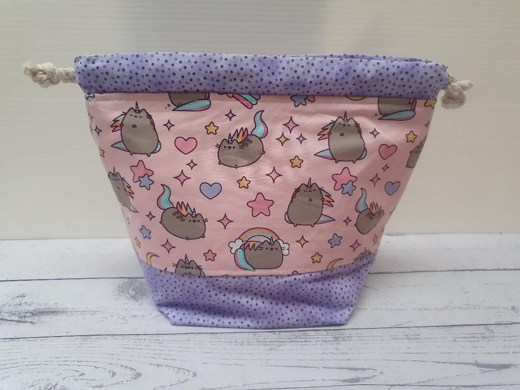 Draw String Project Bag Medium - Pusheen