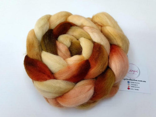 Hand Painted Roving Merino/Corriedale-Herbert