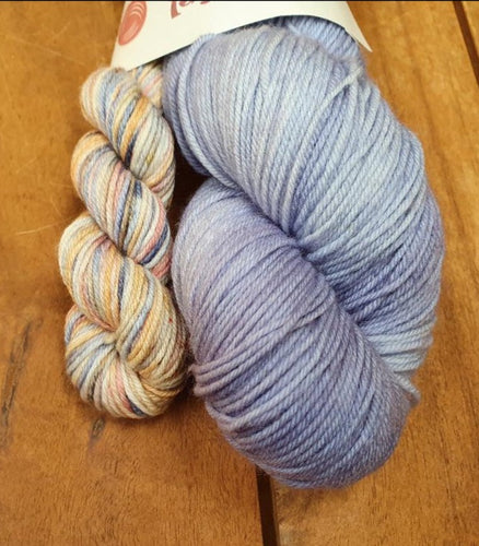 Sock Set Swagman 4ply/Fingering 'Bluebells & Outback Lagoon'