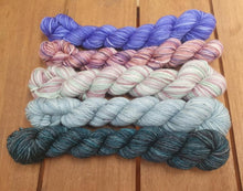 Load image into Gallery viewer, Ponytail Mini Skein Set 5x20g Swagman 4ply/Fingering #19