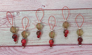 Red & Green Stitch Markers